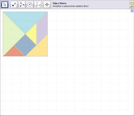 Construccin: Tangram (hoja de trabajo)